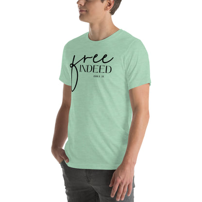 Free Indeed John 8:36 Men's T-shirt