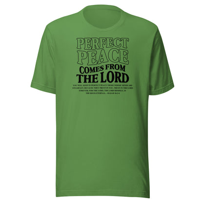 Perfect Peace Comes from the Lord Men's T-shirt