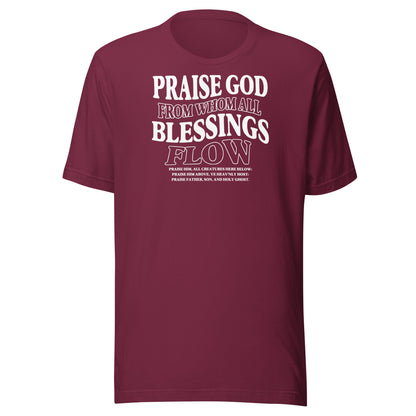 Praise God from Whom All Blessings Flow (W) Men's T-shirt