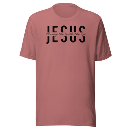 Jesus the Way the Truth the Life Men's T-shirt