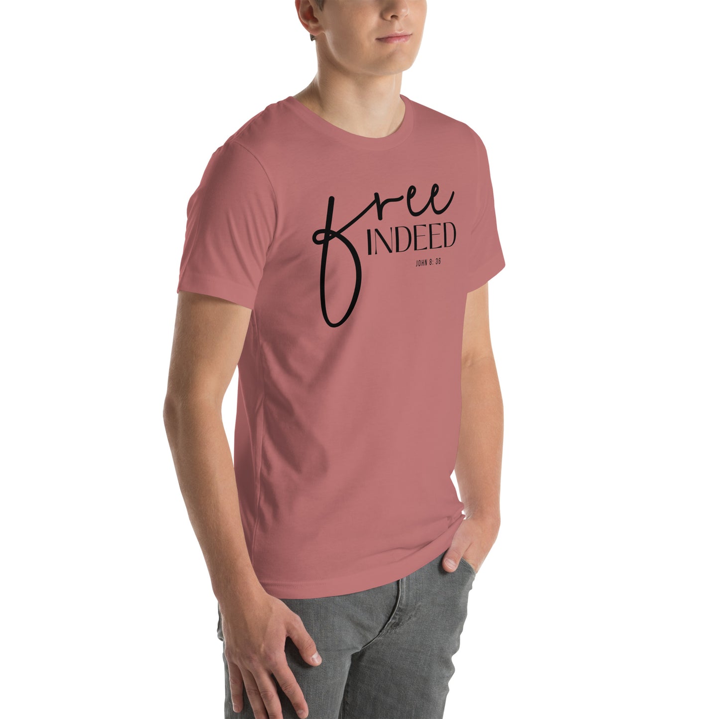 Free Indeed John 8:36 Men's T-shirt