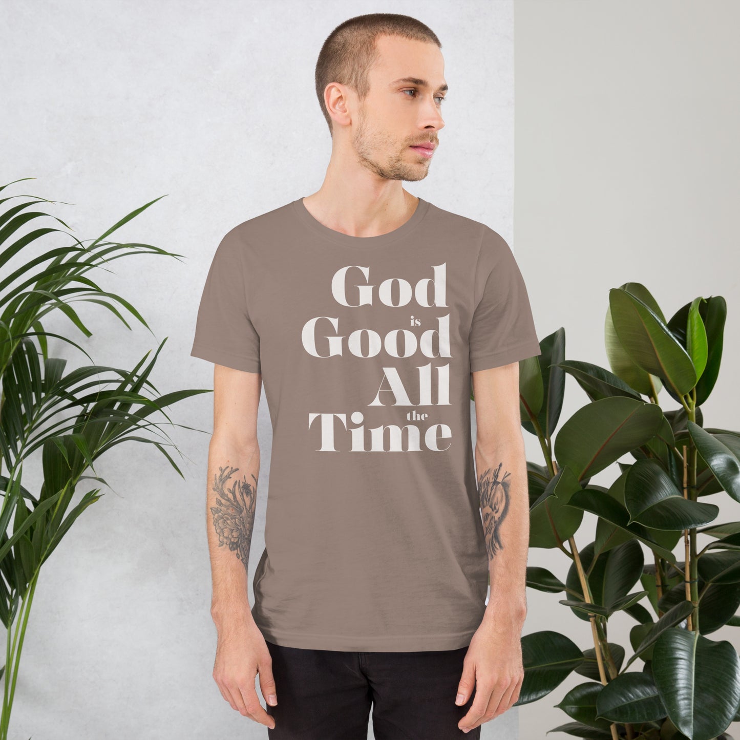 God is Good All the Time Simple Men's T-shirt