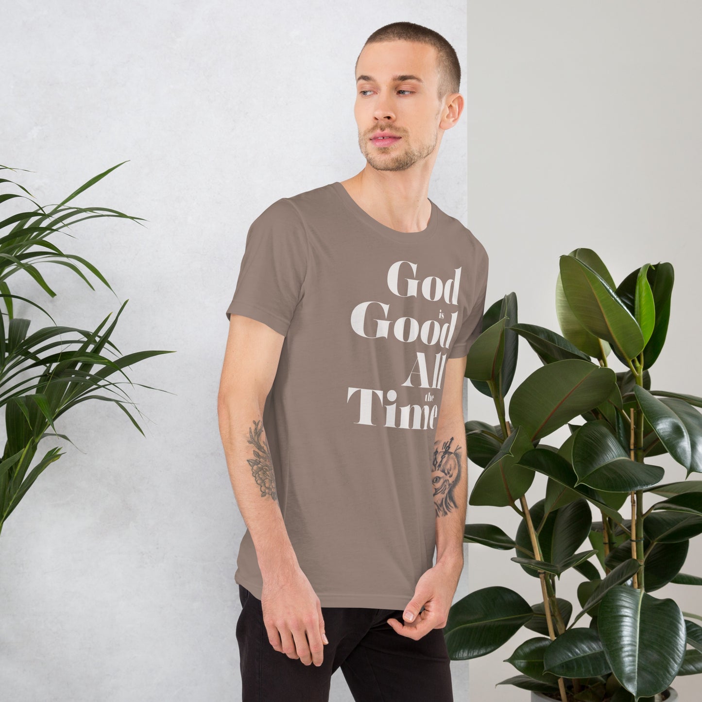 God is Good All the Time Simple Men's T-shirt