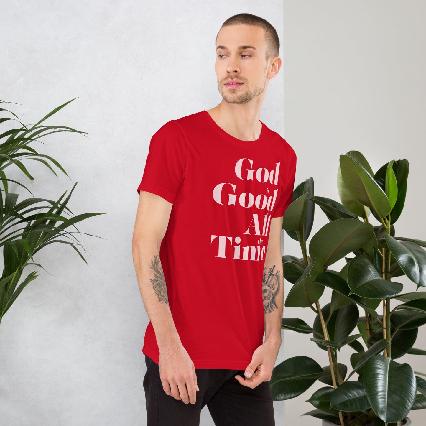 God is Good All the Time Simple Men's T-shirt