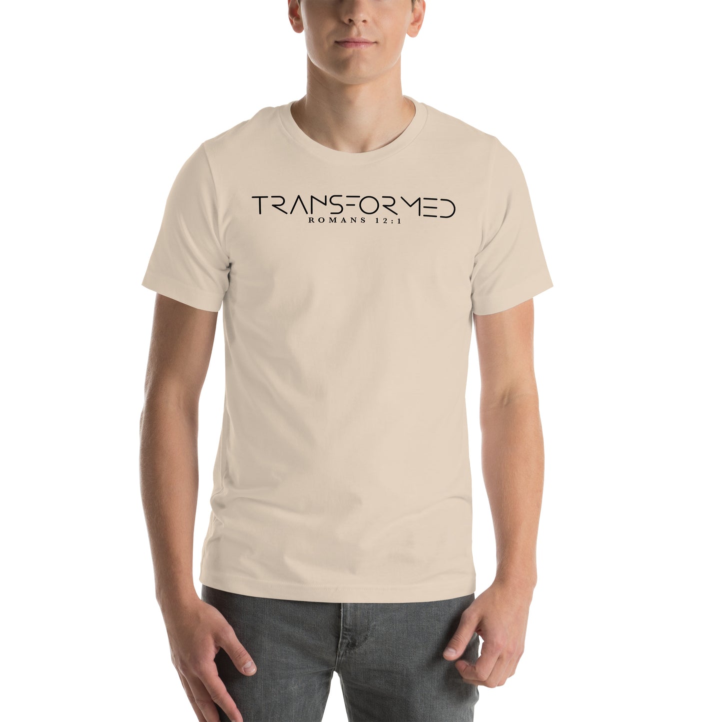 Transformed Romans 12:1 Men's T-shirt