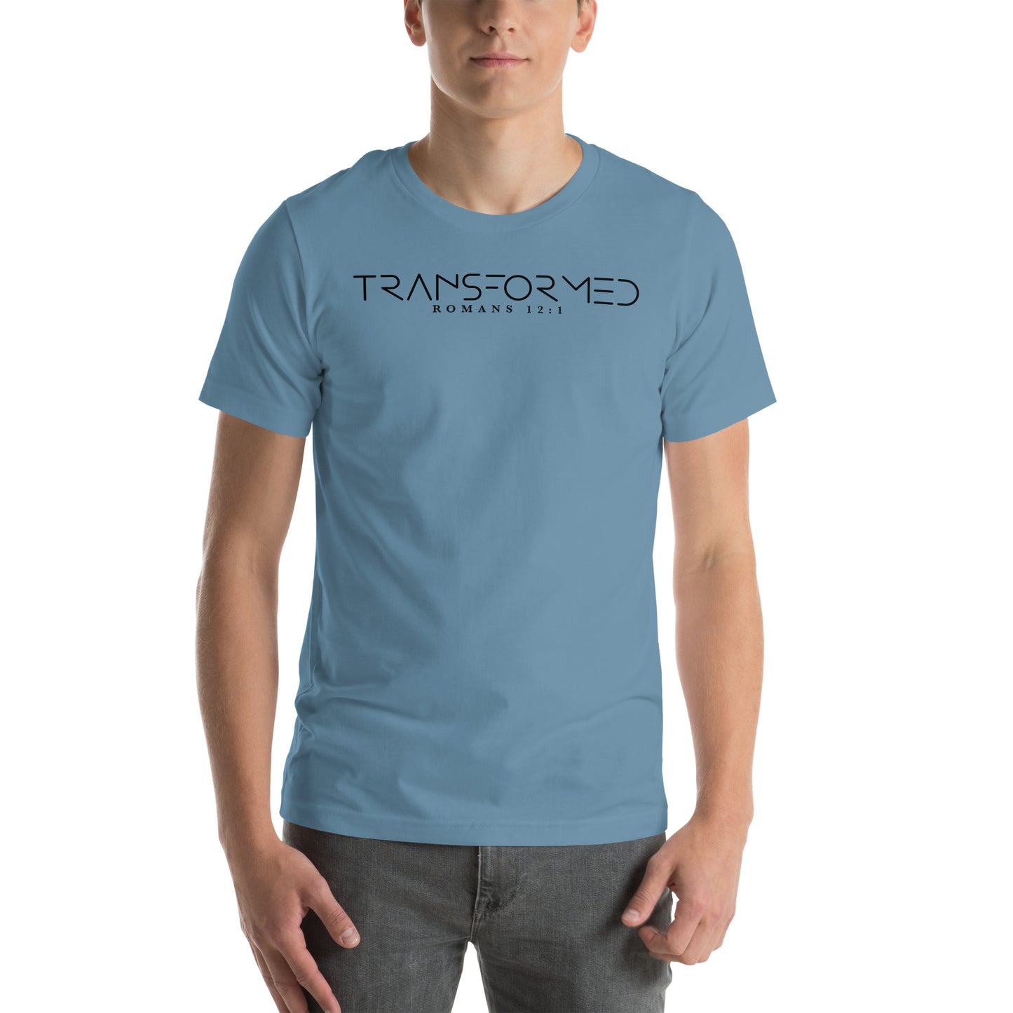 Transformed Romans 12:1 Men's T-shirt