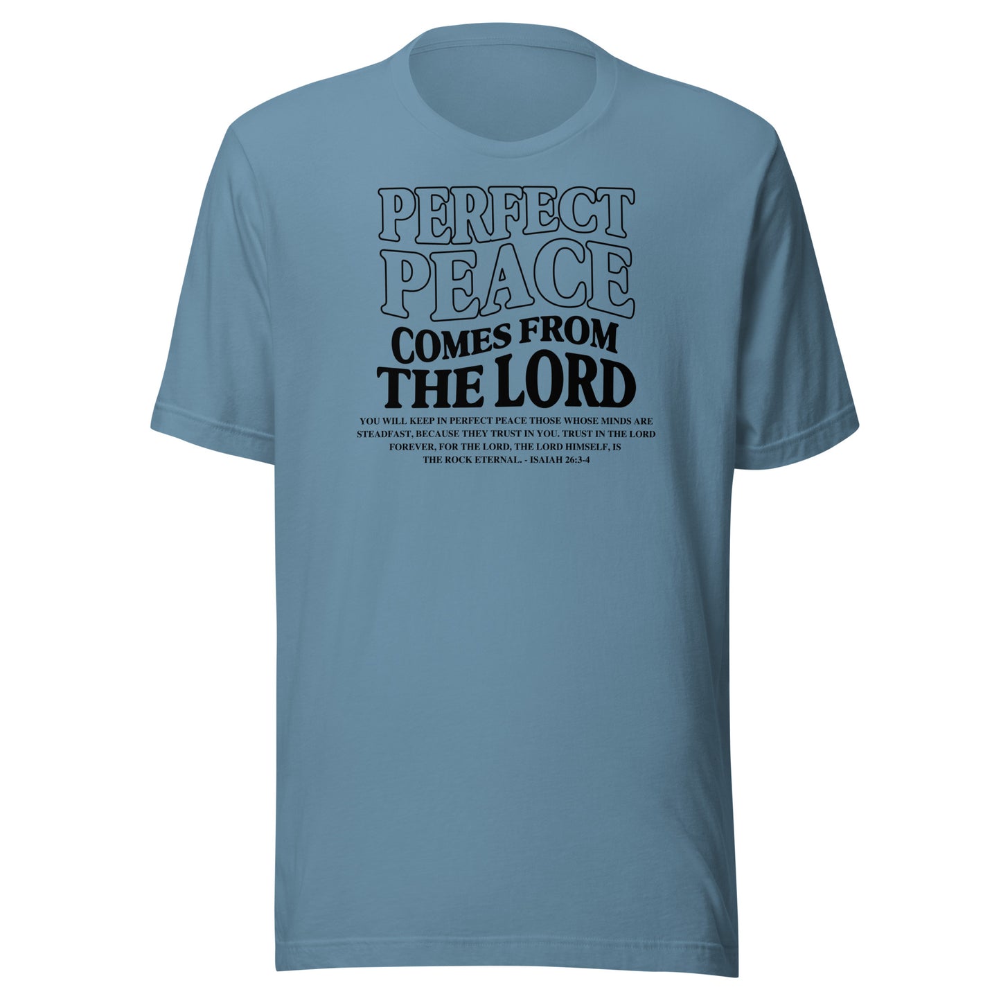 Perfect Peace Comes from the Lord Men's T-shirt