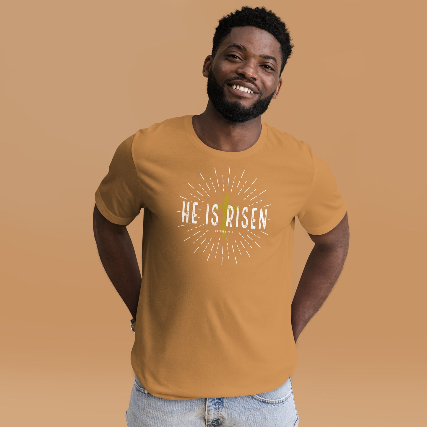 He is Risen Matthew 28:6 Men's T-shirt