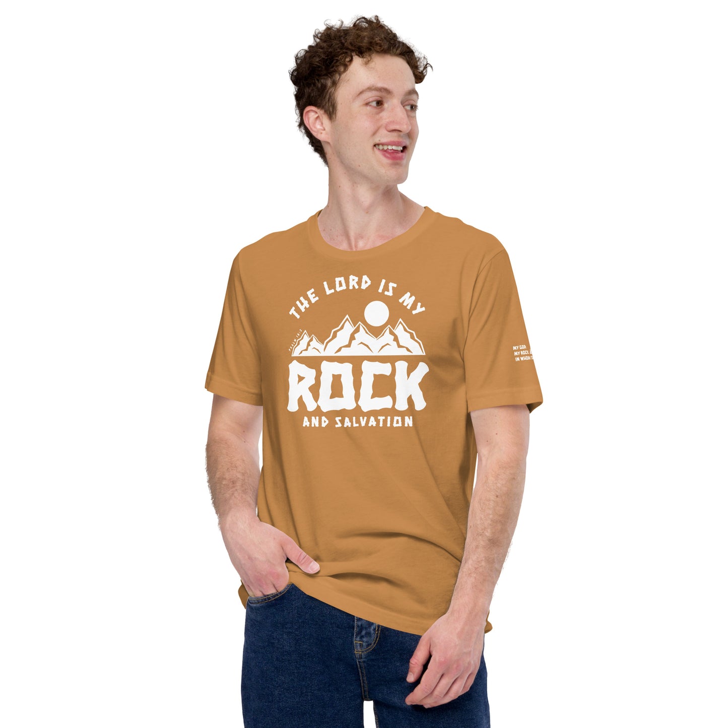 The Lord is My Rock and My Salvation (W) Men's T-shirt