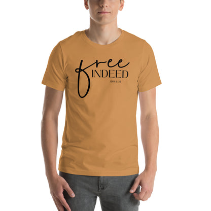 Free Indeed John 8:36 Men's T-shirt