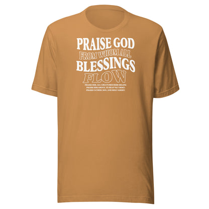 Praise God from Whom All Blessings Flow (W) Men's T-shirt