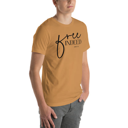 Free Indeed John 8:36 Men's T-shirt