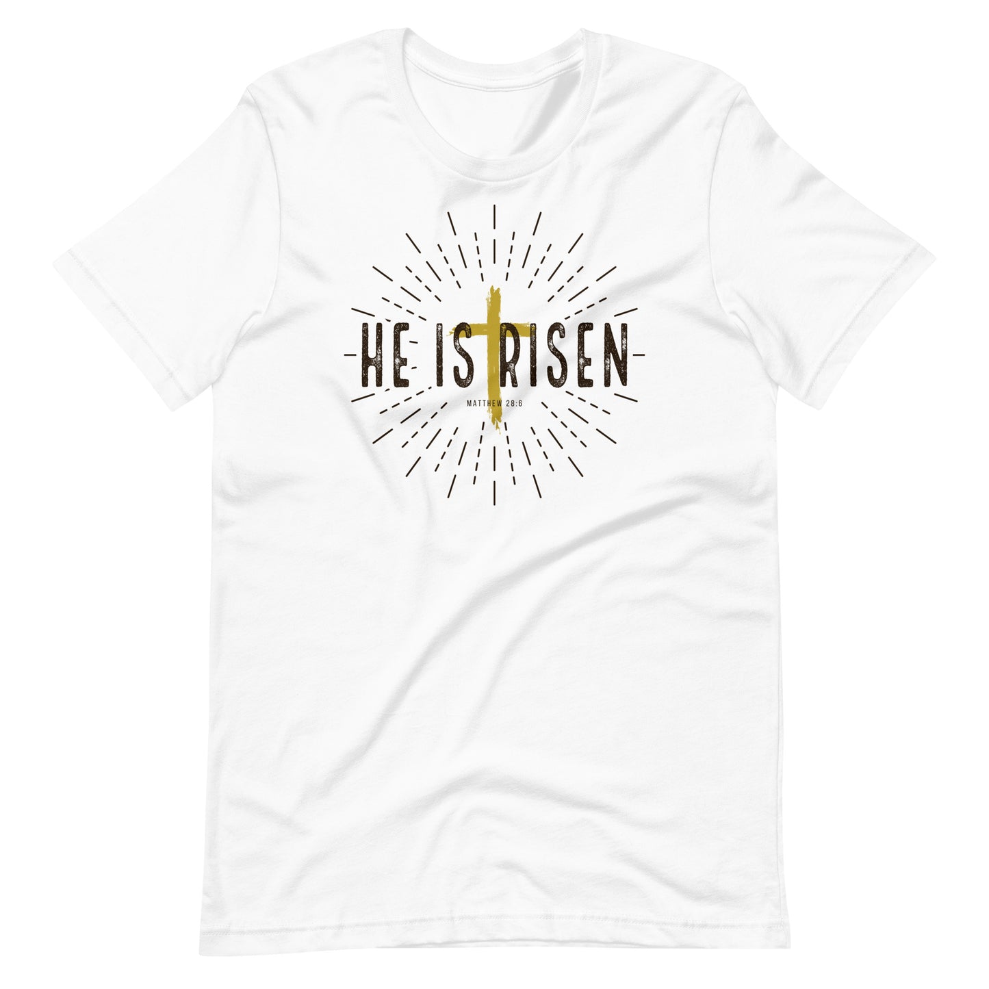 He is Risen Matthew 28:6 Men's T-shirt