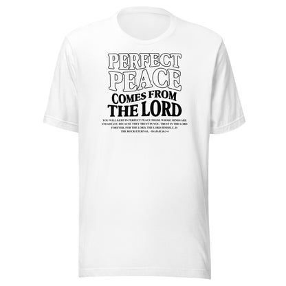 Perfect Peace Comes from the Lord Men's T-shirt