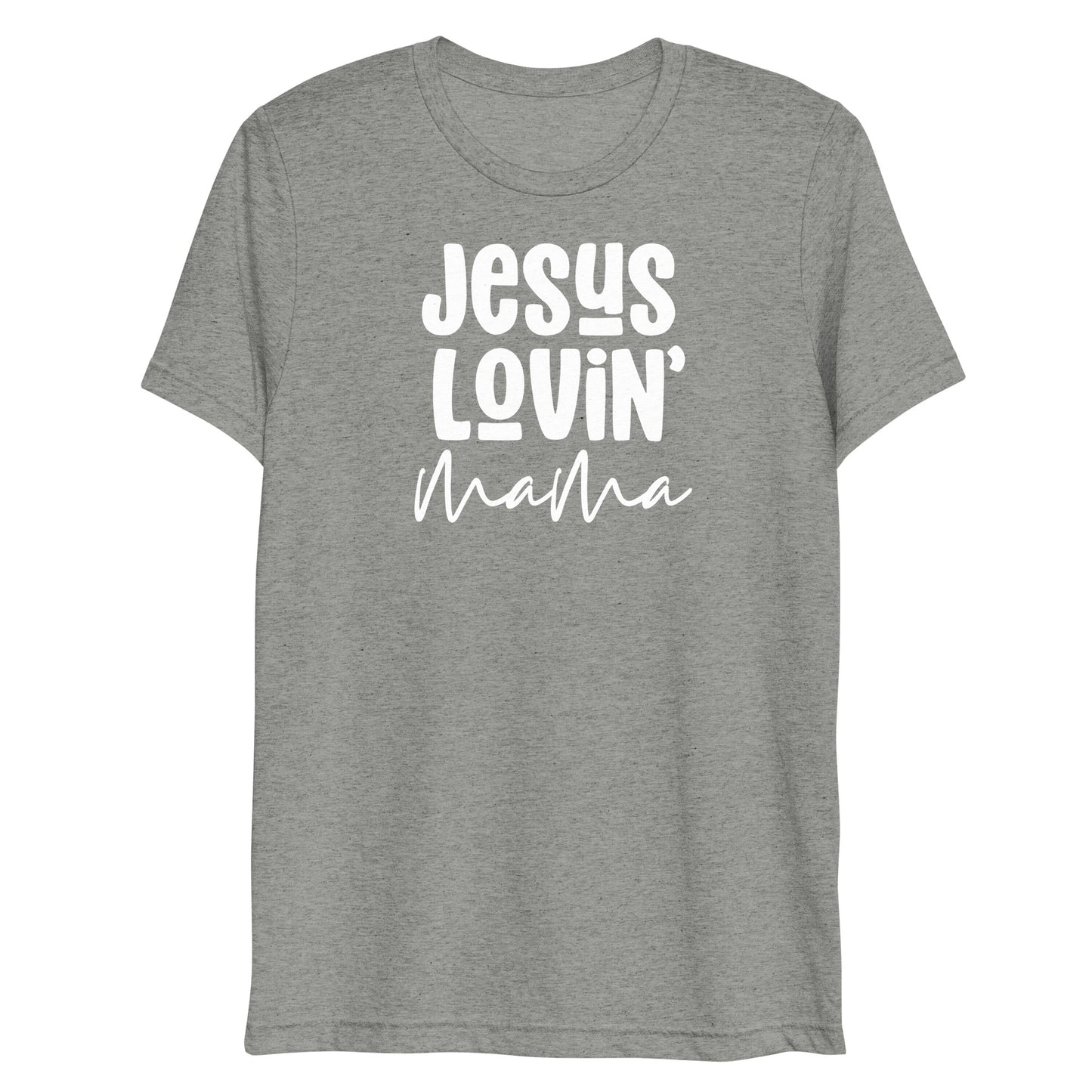 Jesus Lovin' Mama (W) Triblend Women's Short Sleeve T-shirt