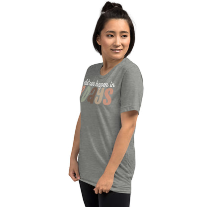 A Lot Can Happen in 3 Days (W) Triblend Women's Short Sleeve T-shirt