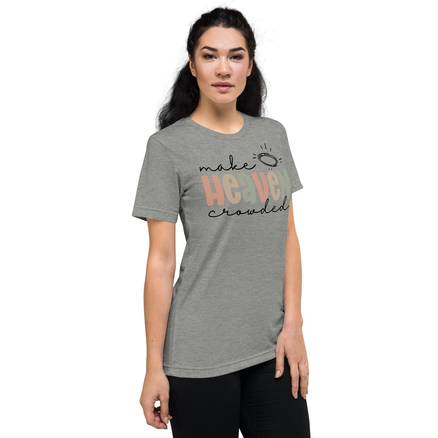 Make Heaven Crowded Triblend Women's Short Sleeve T-shirt