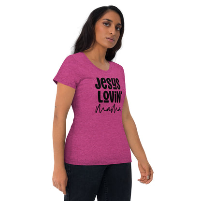 Jesus Lovin' Mama Triblend Women's Short Sleeve T-shirt