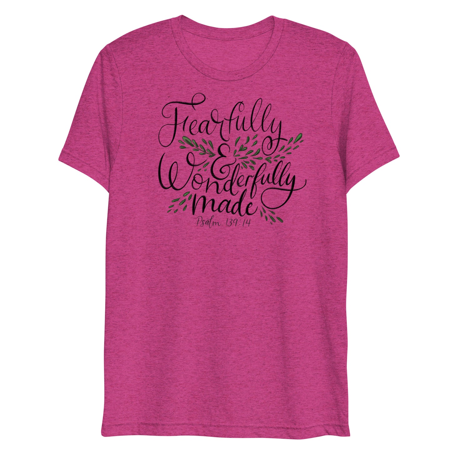 Fearfully and Wonderfully Made Psalm 139:14 Women's Triblend T-Shirt