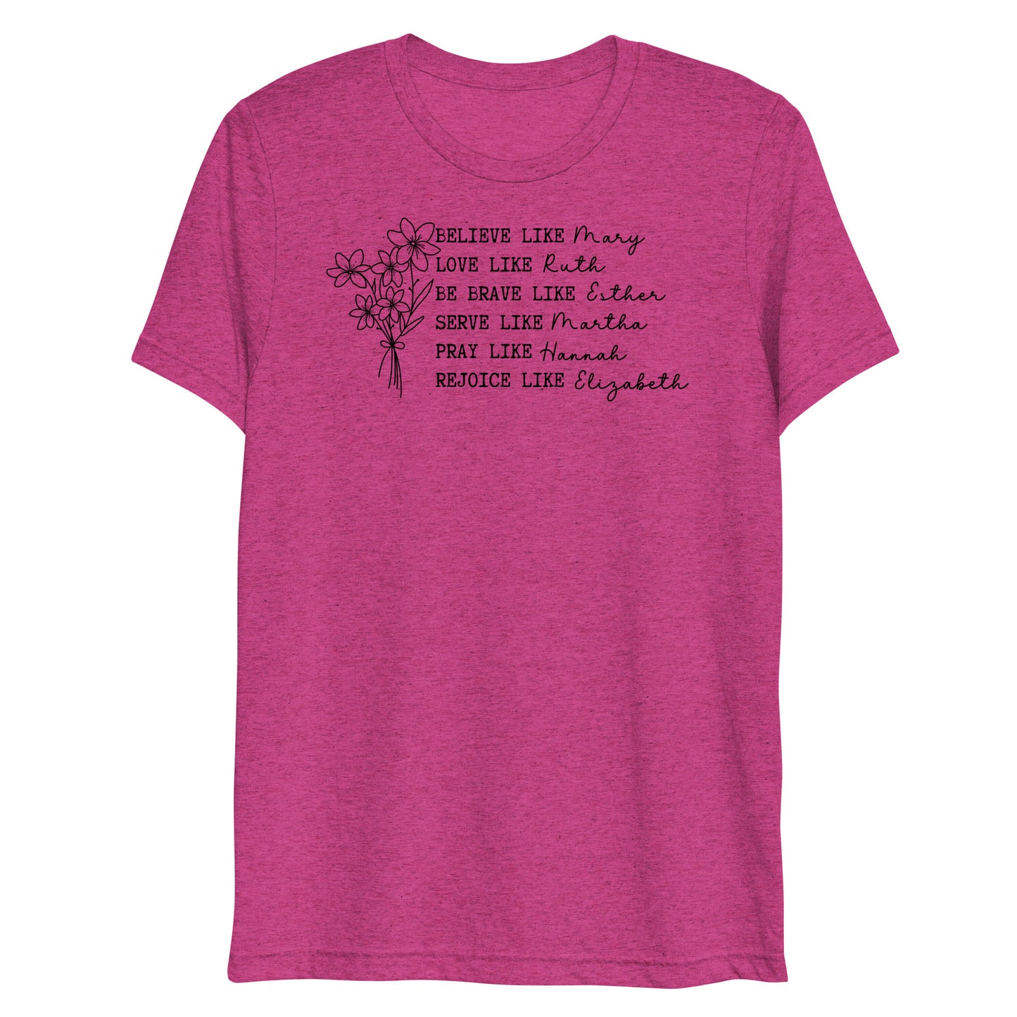 Women of the Faith Women's Triblend Short Sleeve T-shirt