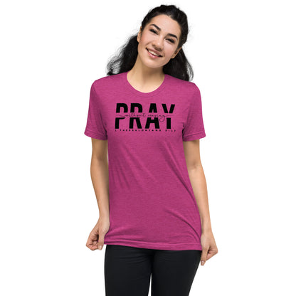 Pray Without Ceasing Women's Triblend Short Sleeve T-shirt