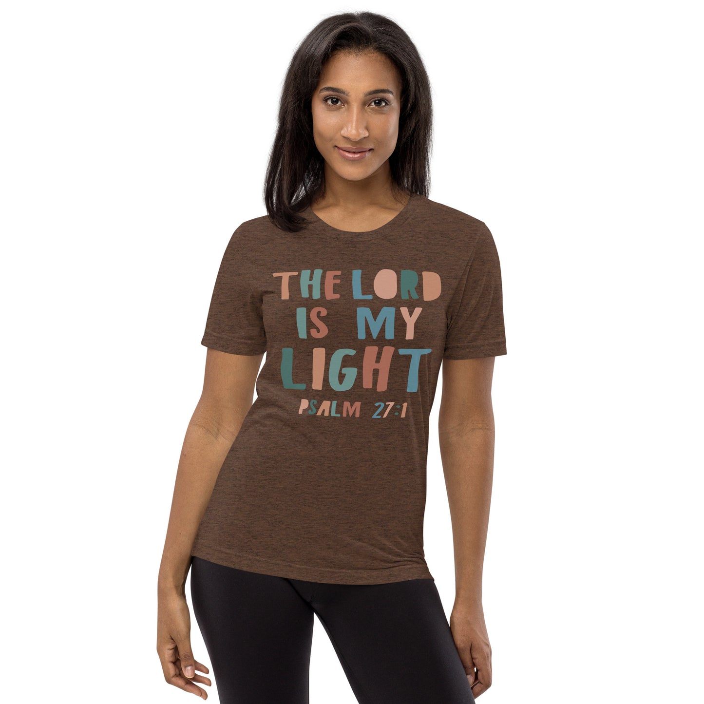 The Lord is my Light Women's Triblend Short Sleeve T-shirt