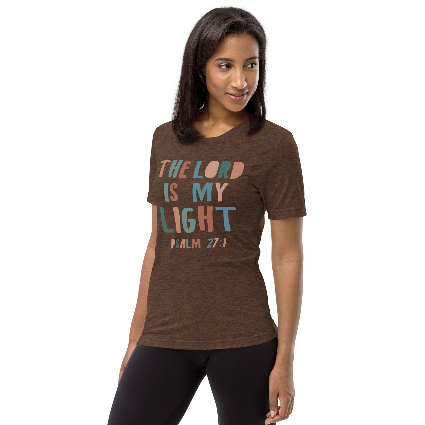 The Lord is my Light Women's Triblend Short Sleeve T-shirt