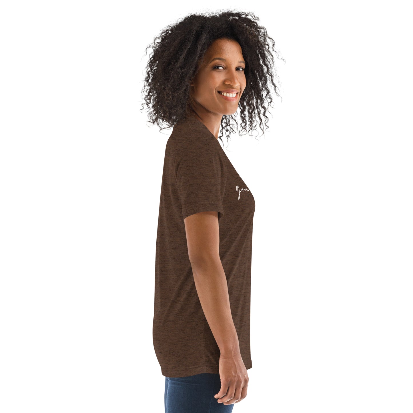 Grow in Grace 1 Peter 3:18 (W) Women's Short Sleeve T-shirt