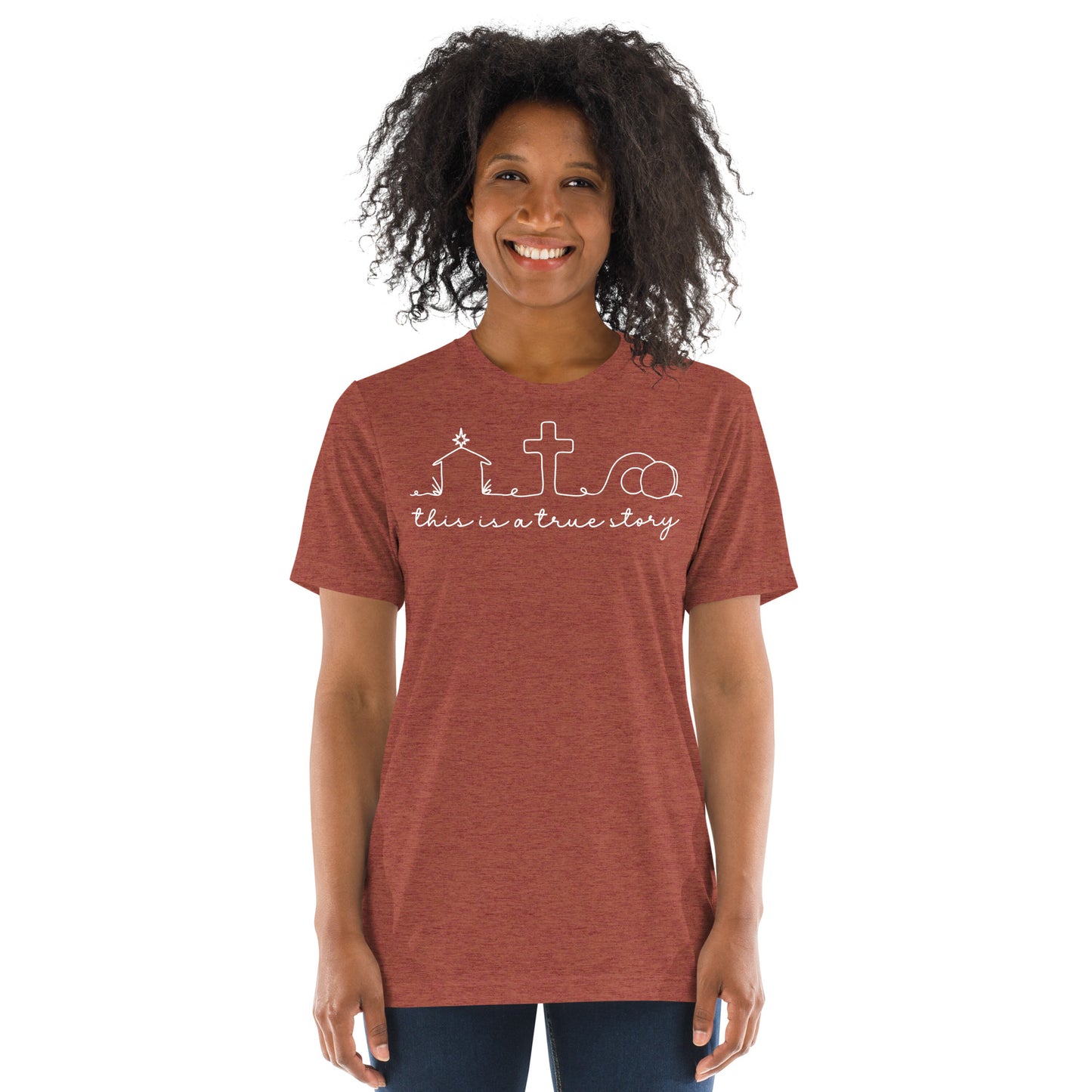 This is a True Story (W) Women's Triblend Short Sleeve T-shirt