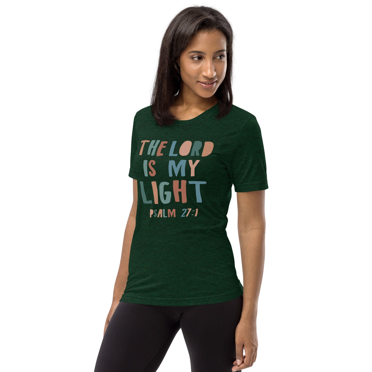 The Lord is my Light Women's Triblend Short Sleeve T-shirt