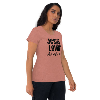 Jesus Lovin' Mama Triblend Women's Short Sleeve T-shirt