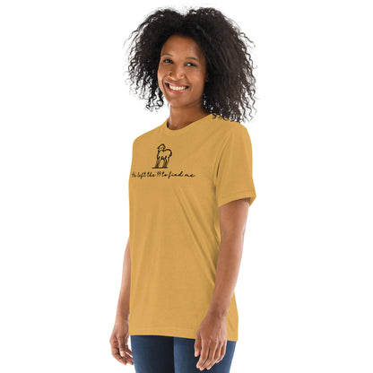 He Left the 99 to Find Me Triblend Women's Short Sleeve T-shirt