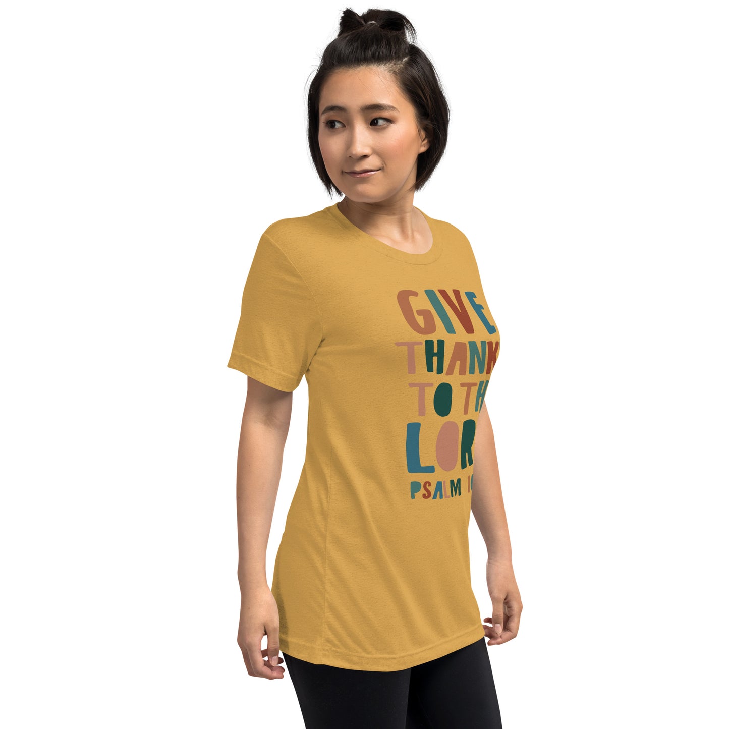 Give Thanks to the Lord Women's Triblend Short Sleeve T-shirt