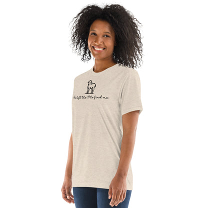 He Left the 99 to Find Me Triblend Women's Short Sleeve T-shirt