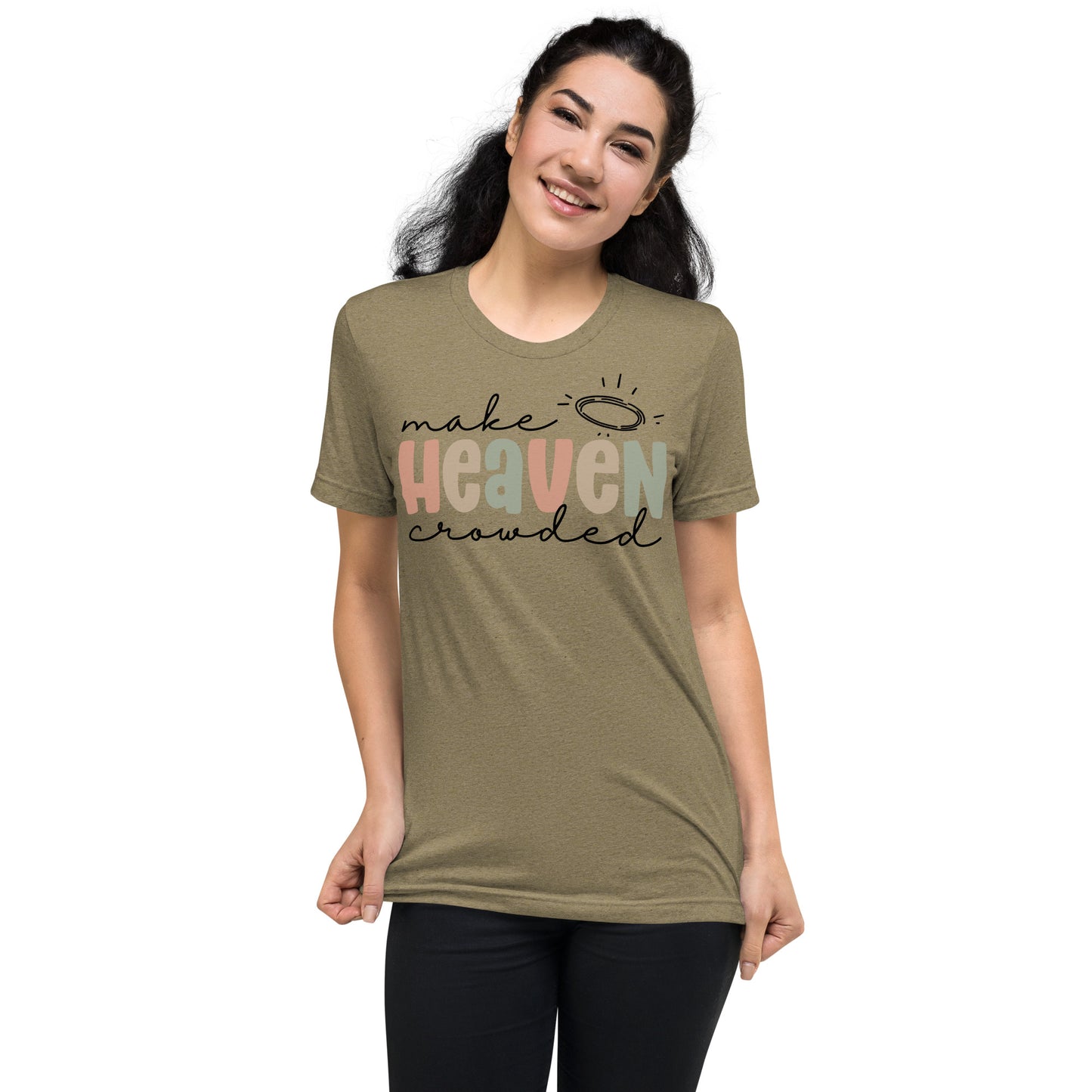 Make Heaven Crowded Triblend Women's Short Sleeve T-shirt