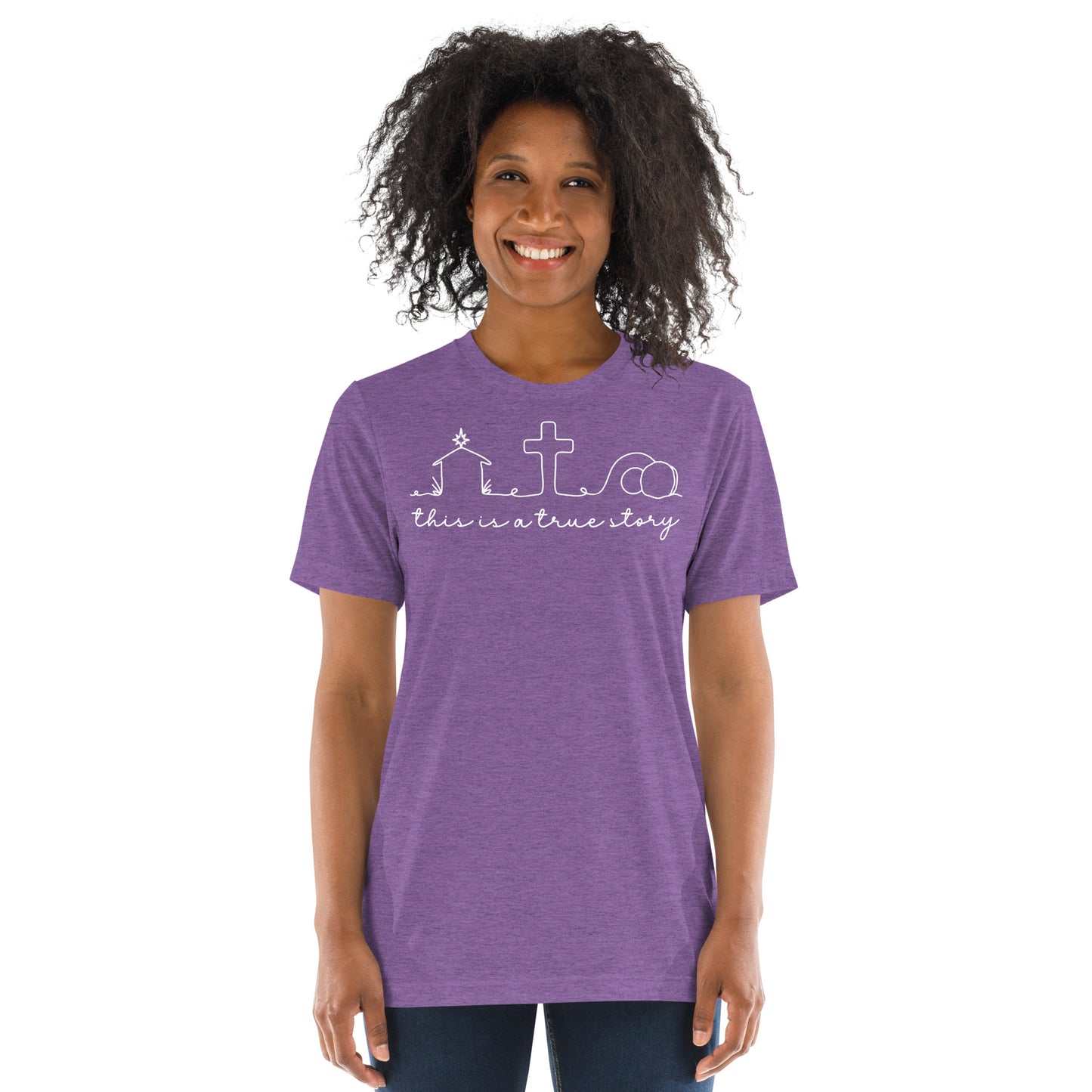 This is a True Story (W) Women's Triblend Short Sleeve T-shirt