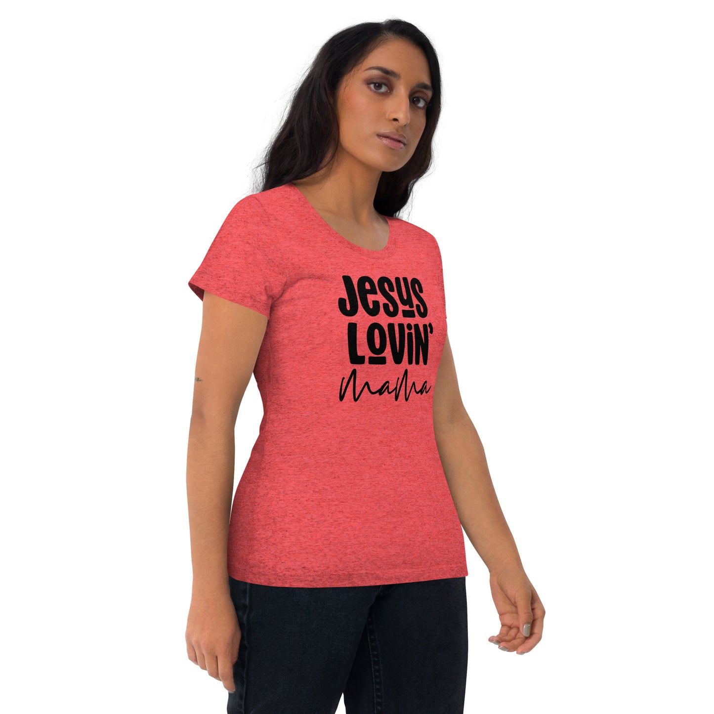 Jesus Lovin' Mama Triblend Women's Short Sleeve T-shirt