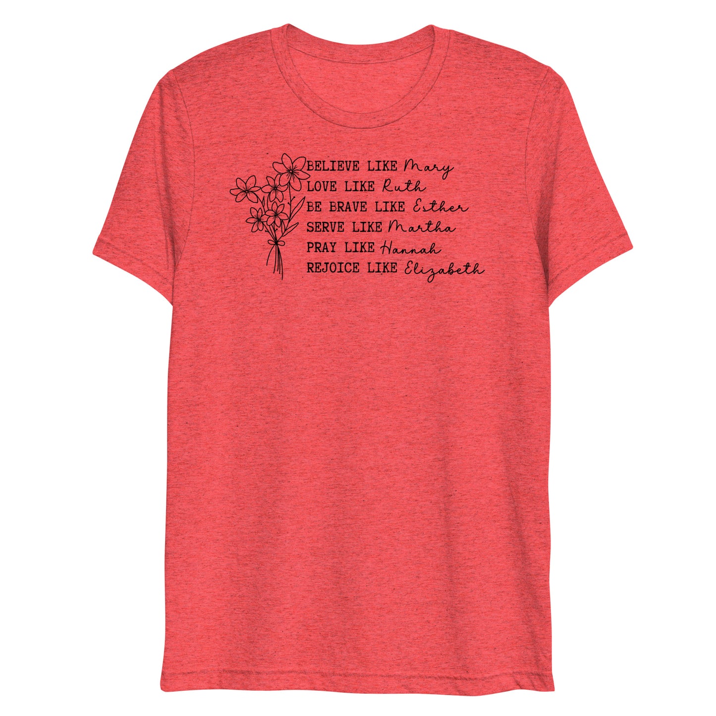 Women of the Faith Women's Triblend Short Sleeve T-shirt