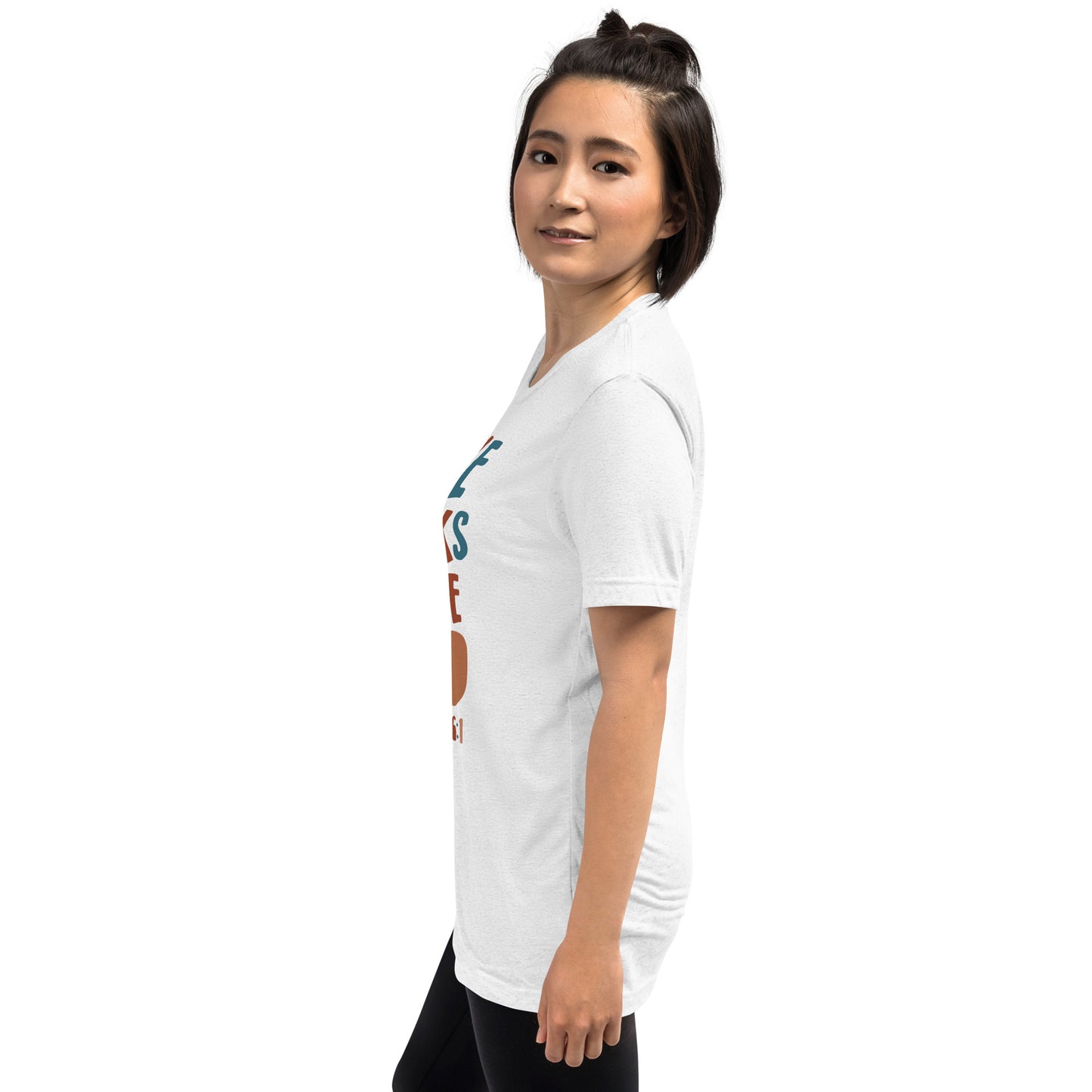 Give Thanks to the Lord Women's Triblend Short Sleeve T-shirt