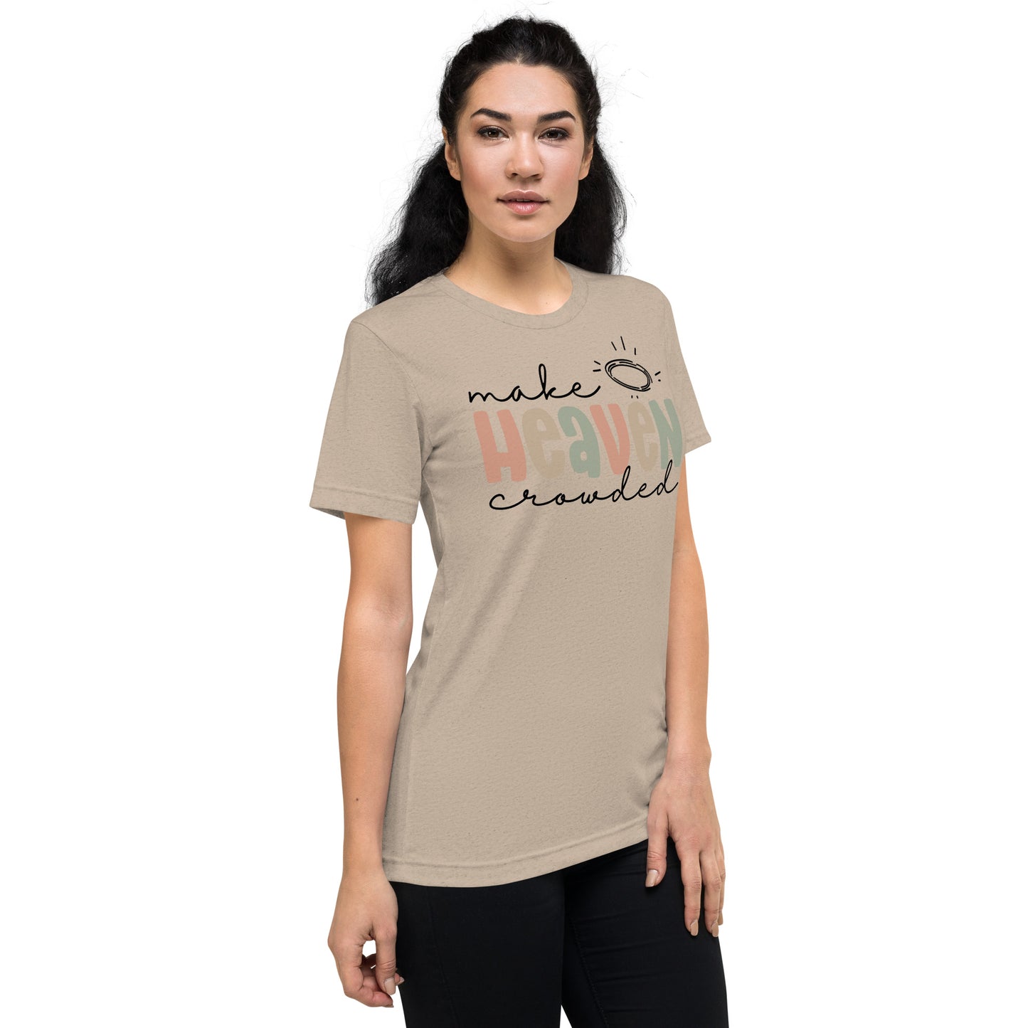 Make Heaven Crowded Triblend Women's Short Sleeve T-shirt