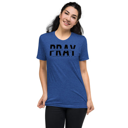 Pray Without Ceasing Women's Triblend Short Sleeve T-shirt