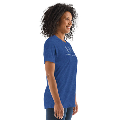 Grow in Grace 1 Peter 3:18 (W) Women's Short Sleeve T-shirt