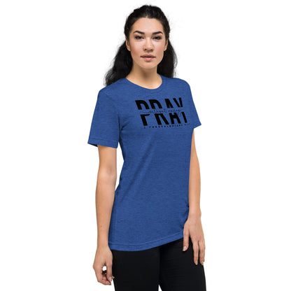 Pray Without Ceasing Women's Triblend Short Sleeve T-shirt