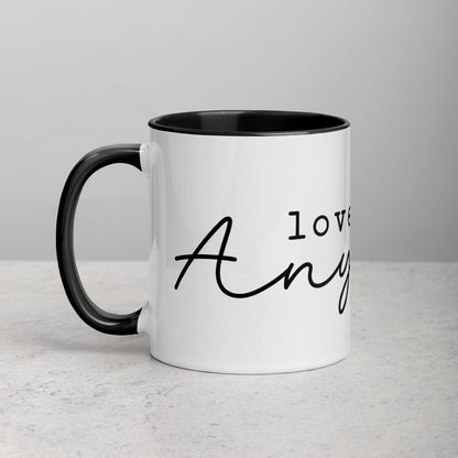 Love Them Anyway Mug with Color Inside