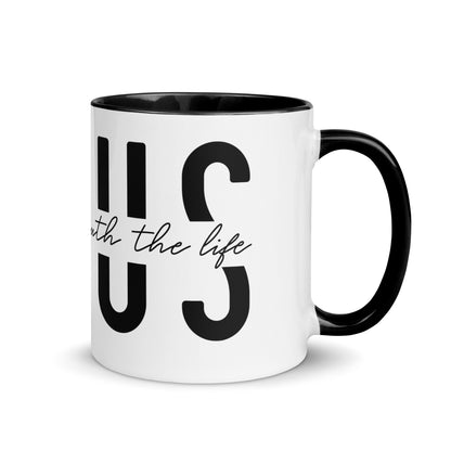 Jesus the Way the Truth the Life Mug with Color Inside