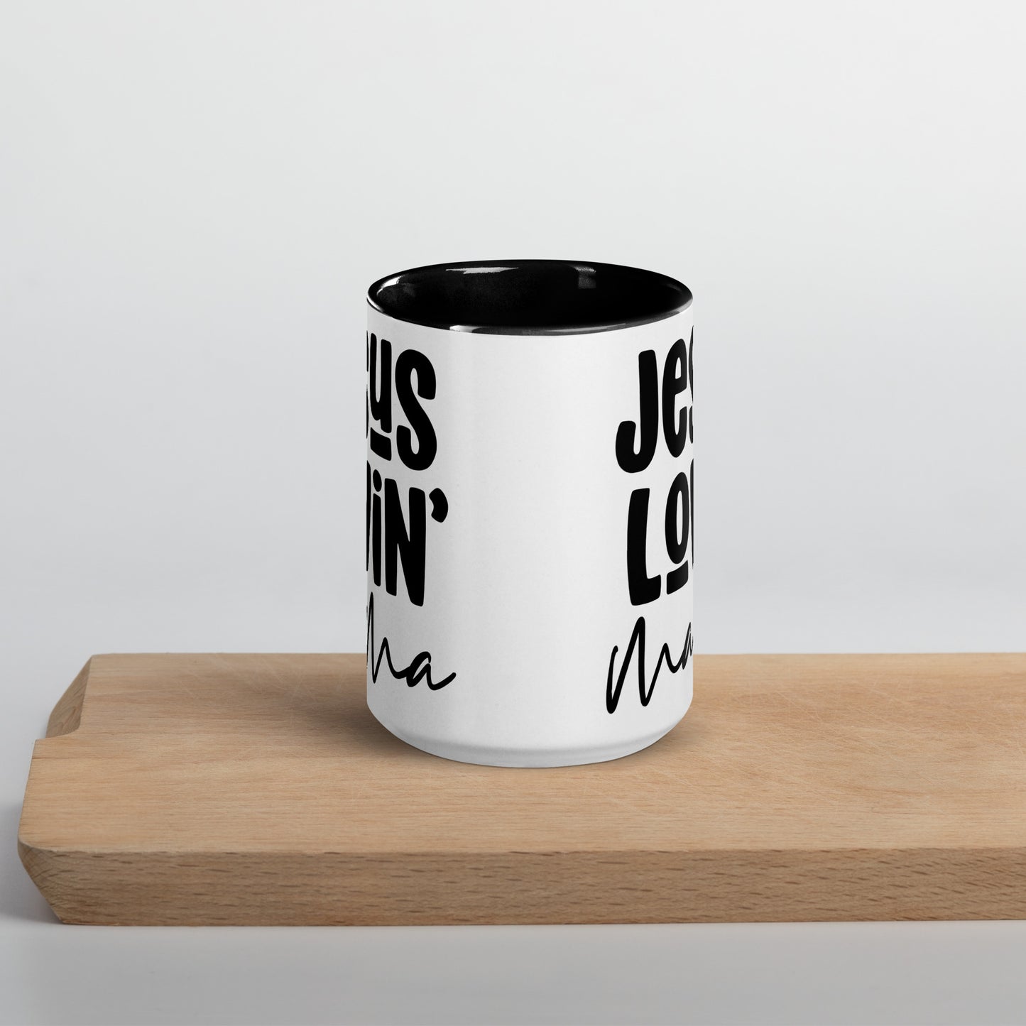 Jesus Lovin' Mama Mug with Color Inside (Multiple Sizes Available)