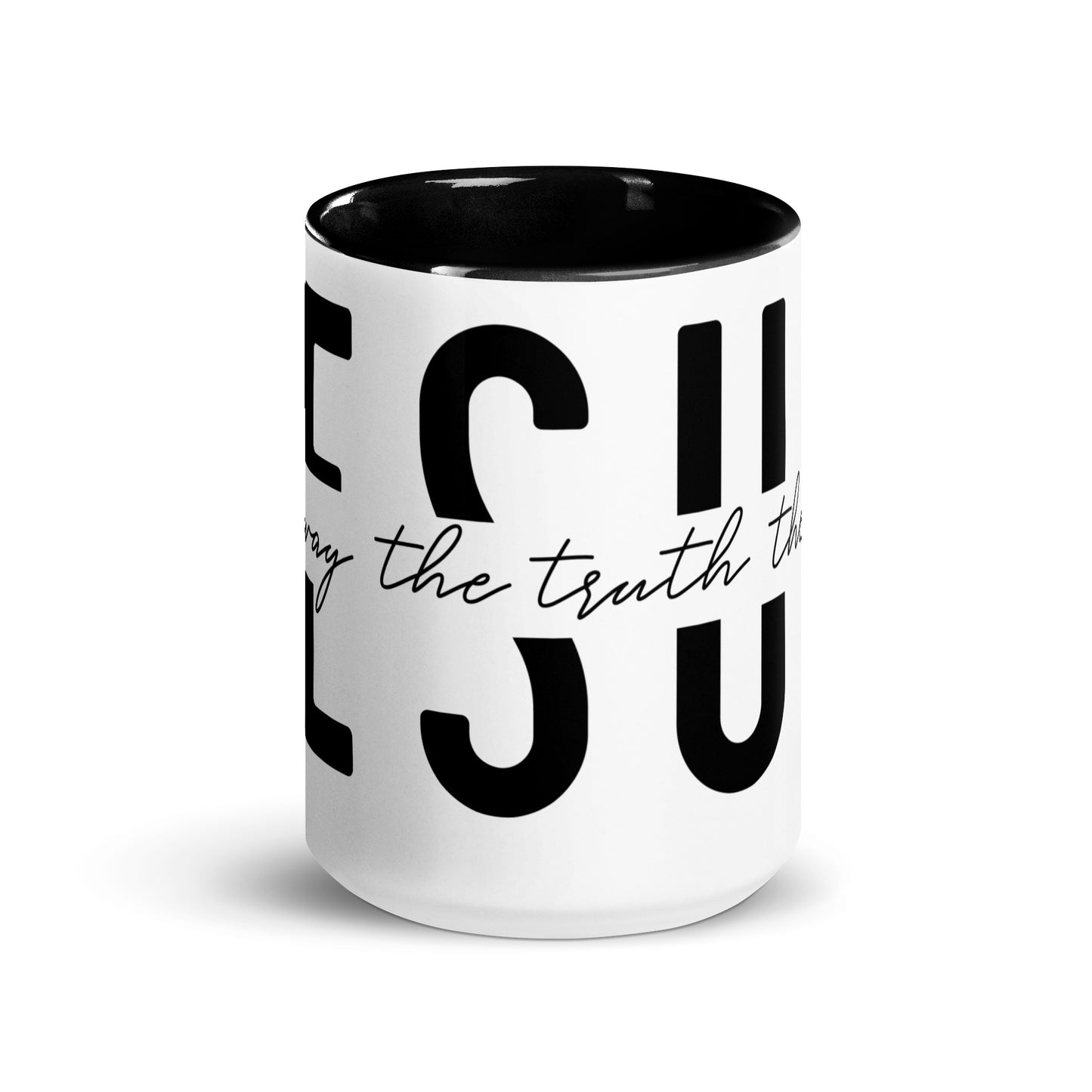 Jesus the Way the Truth the Life Mug with Color Inside