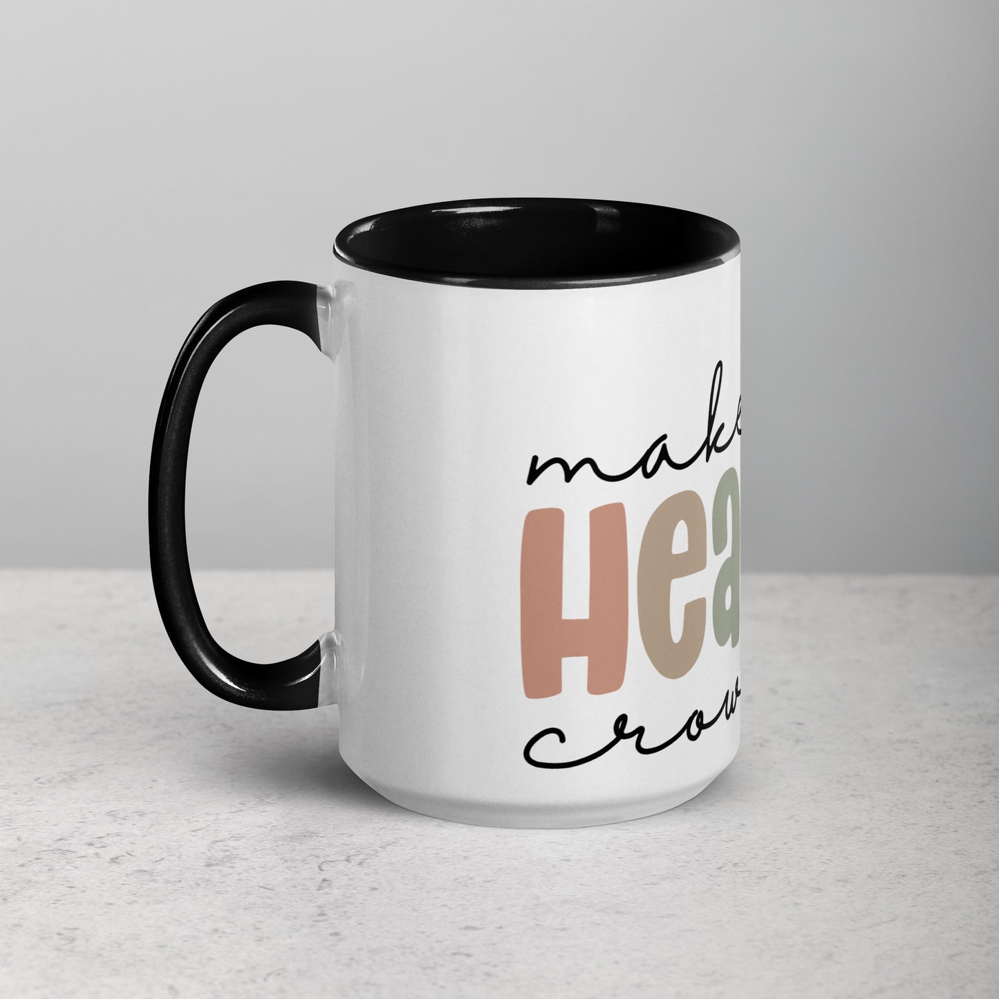 Make Heaven Crowded Mug with Color Inside (Multiple Sizes Available)