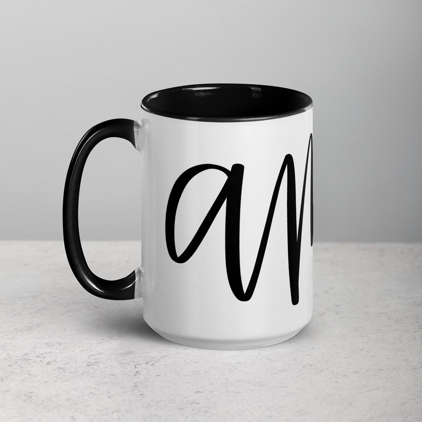 Amen Mug with Color Inside