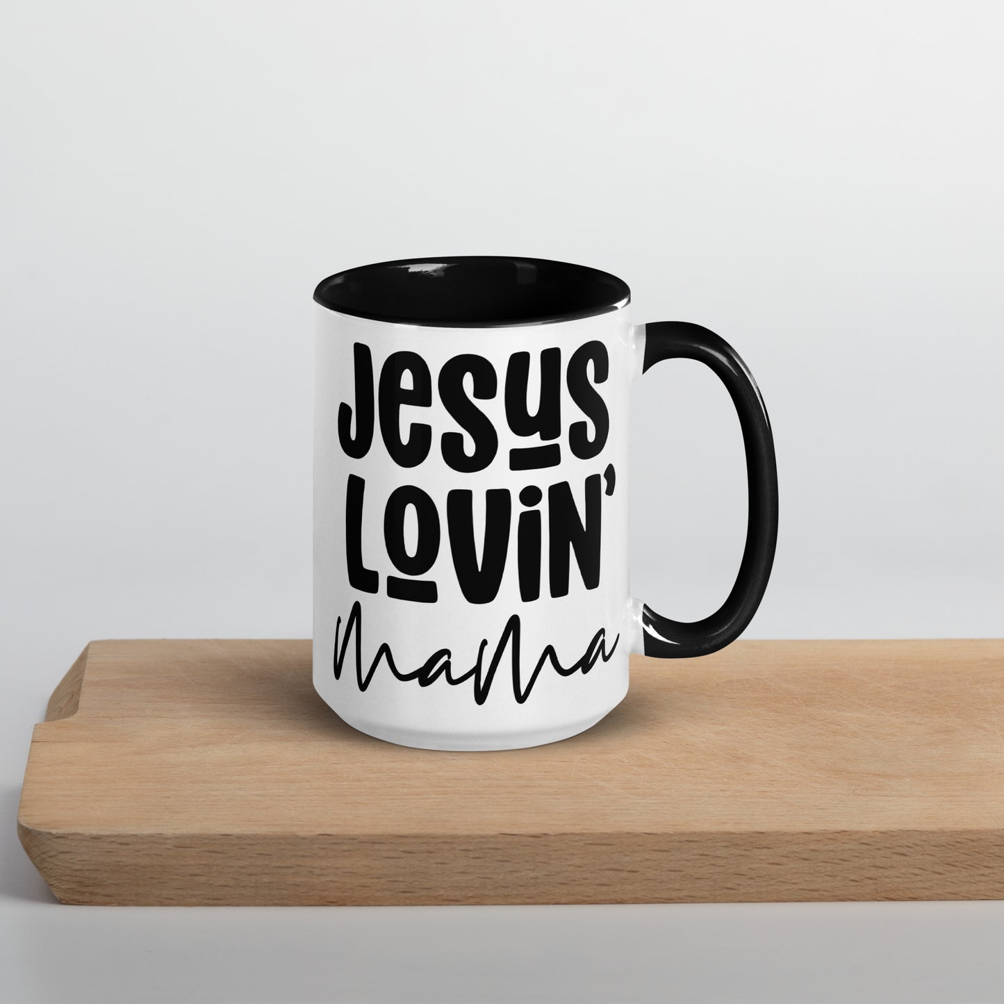 Jesus Lovin' Mama Mug with Color Inside (Multiple Sizes Available)